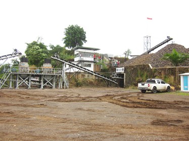 馬來西亞日產5000噸玄武巖石子加工生產線